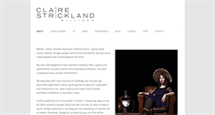 Desktop Screenshot of clairestrickland.com